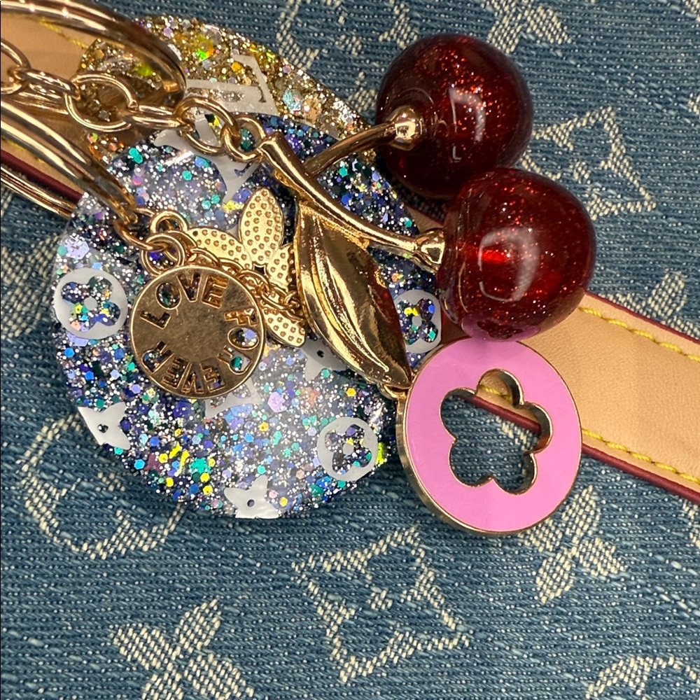 Source Unknown Denim Monogram Keepall Bandouliere… - image 16